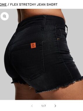 Born Primitive Flex Stretchy Jean Short - Black